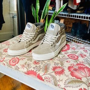 Vans Grey Khaki High Tops 7